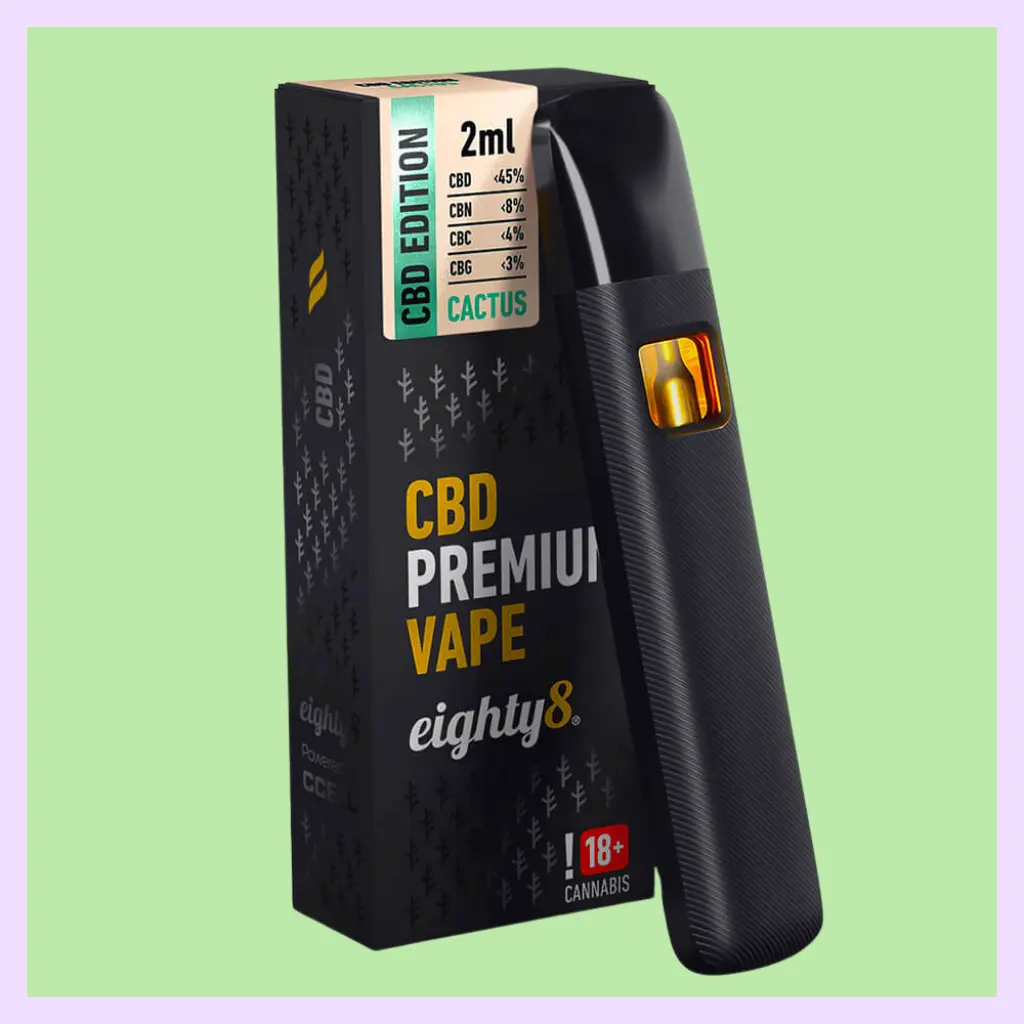 Eighty8 Cactus 45% CBD Vape Jetable