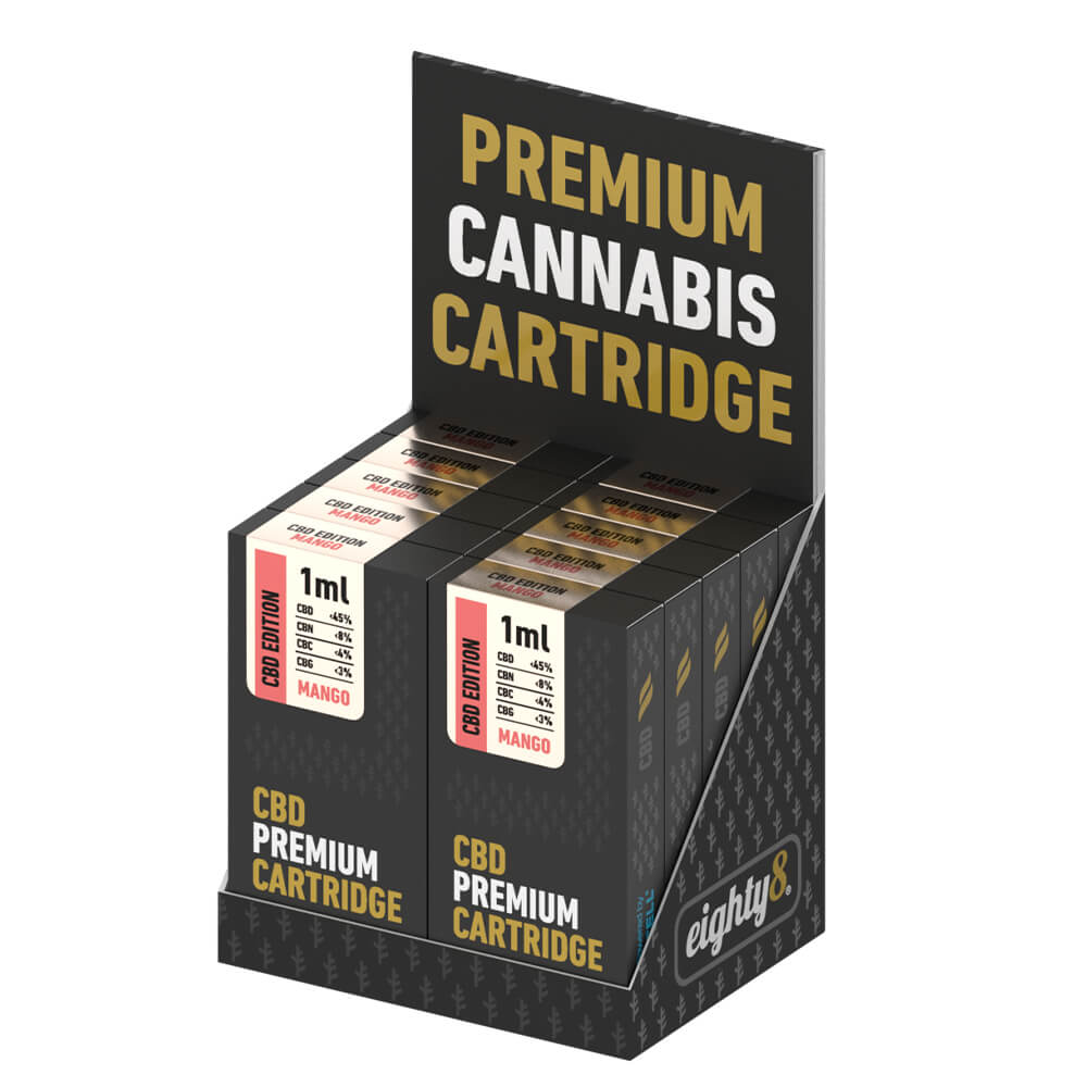 Eighty8 Cartouche 1ml CBD Mango