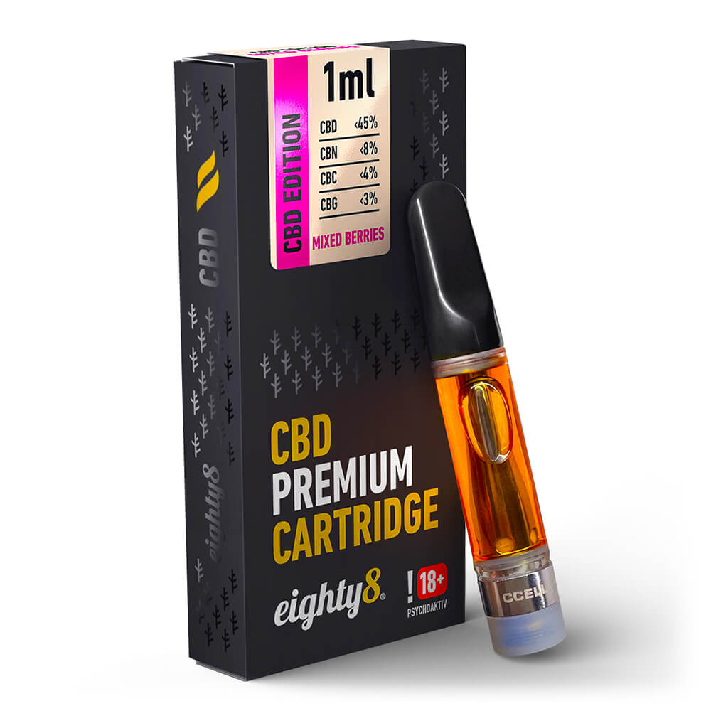 Eighty 8 Cartouche 1ml CBD Mixed Berries