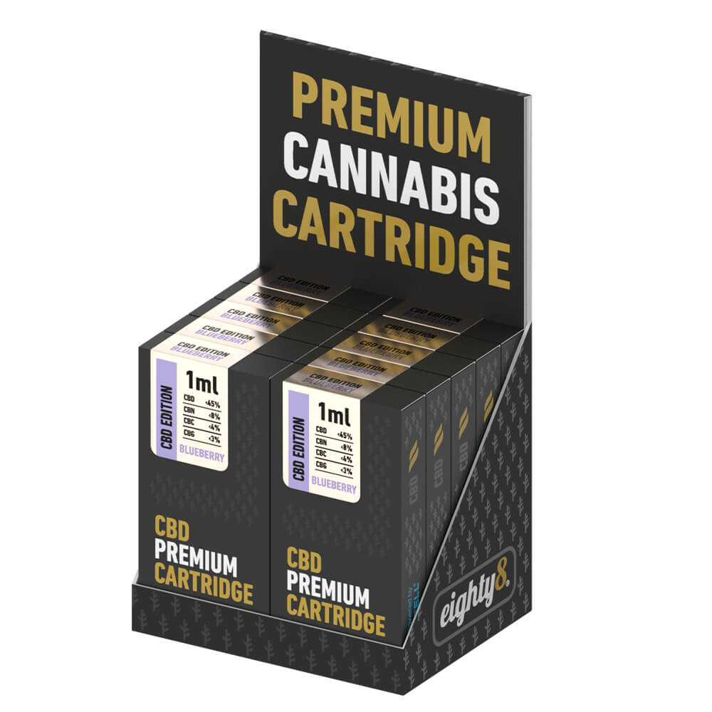 Eighty 8 Cartouche 1ml CBD Blueberry