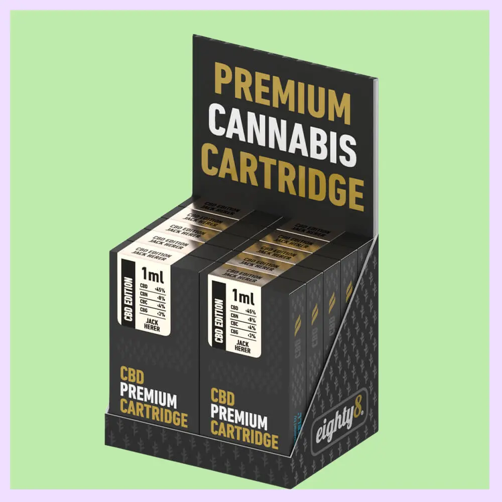 Eighty8 Cartouche 1ml CBD Jack Herrer