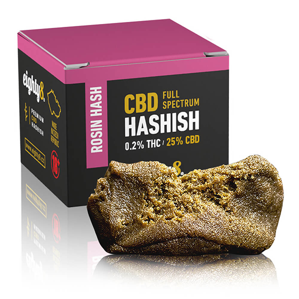Eighty8 CBD Hashish Rosin
