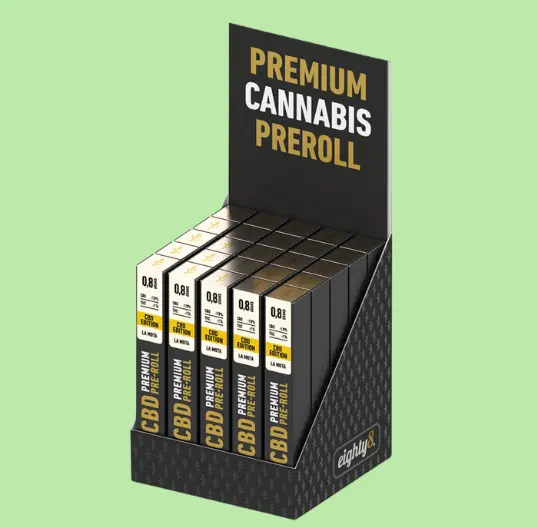  Eighty8 CBD Pre Rolls La Mota 