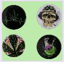 Grinder Acrylique  5,5cm Trois Etage - Boite de 12
