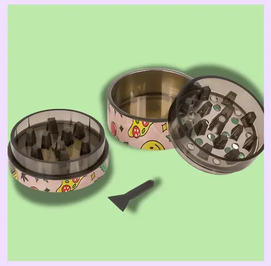 Grinder Acrylique  5,5cm Trois Etage - Boite de 12
