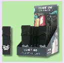 Combie Go Pocket Grinder Noir + Rolling Papers et Tips Bio (10pcs/présentoir) 