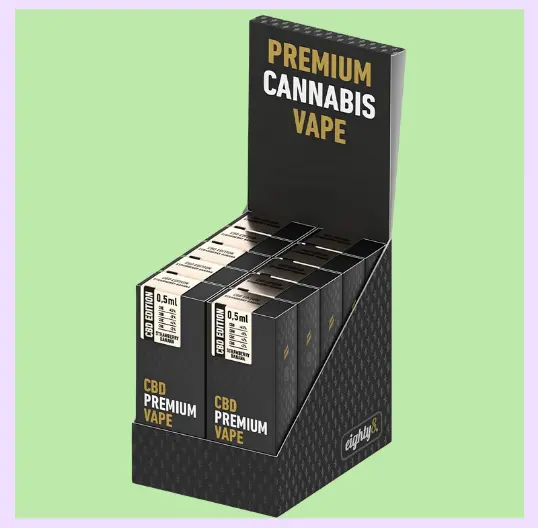 Eighty8 Strawberry Banana 45% CBD Stylo Vape Jetable