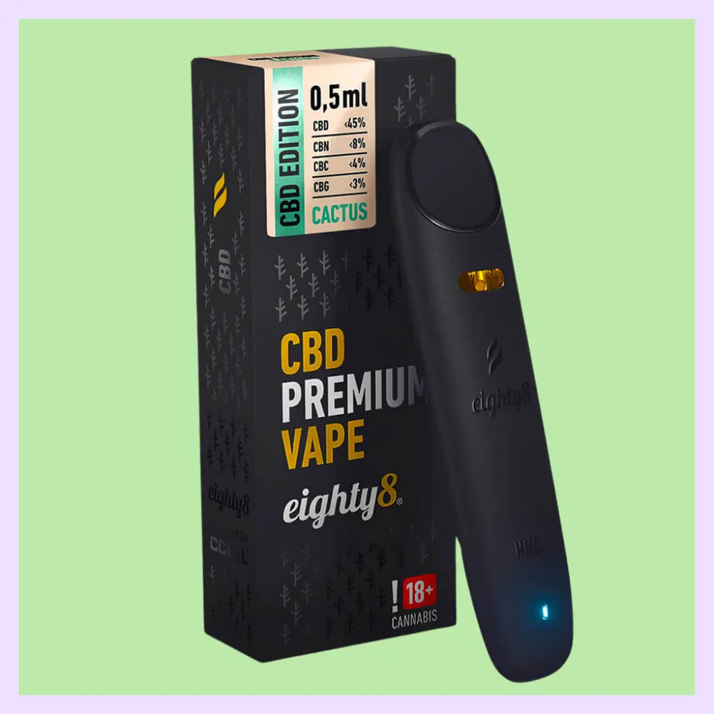 Eighty8 Cactus 45% CBD Vape Jetable