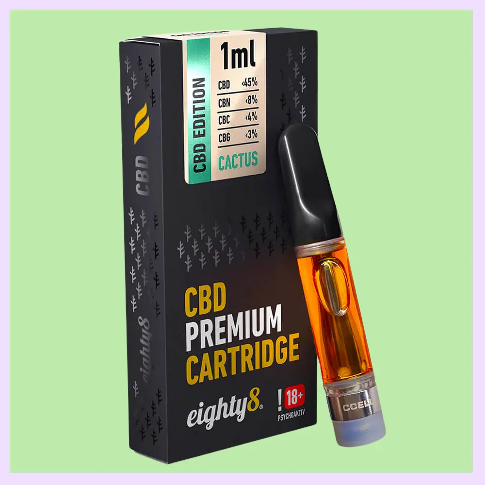 Eighty8 Cartouche 1ml CBD Cactus