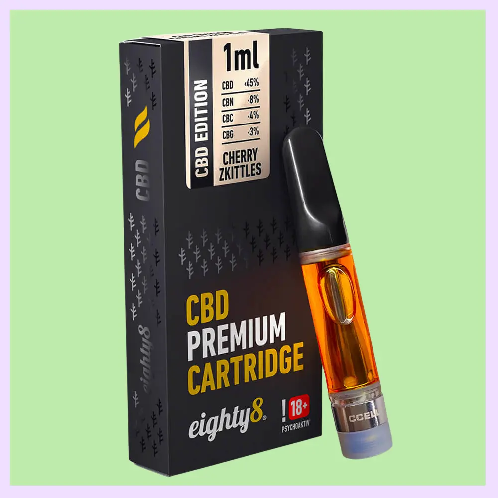 Eighty8 Cartouche 1ml CBD Cherry Zkittles