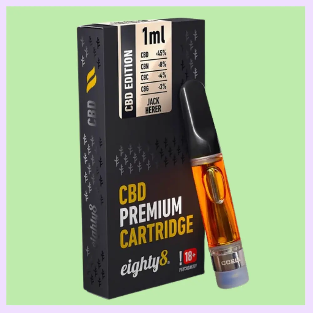 Eighty8 Cartouche 1ml CBD Jack Herrer