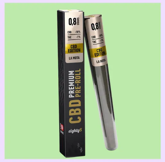  Eighty8 CBD Pre Rolls La Mota 