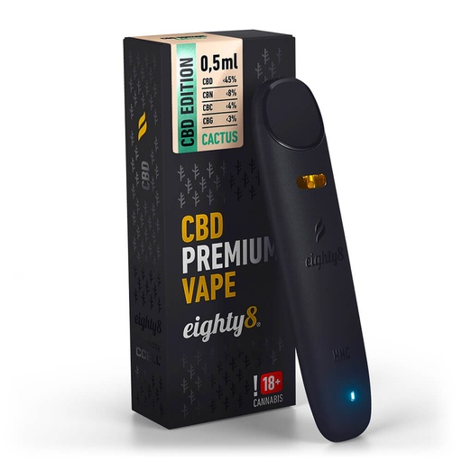Eighty8 Cactus 45% CBD Vape Jetable