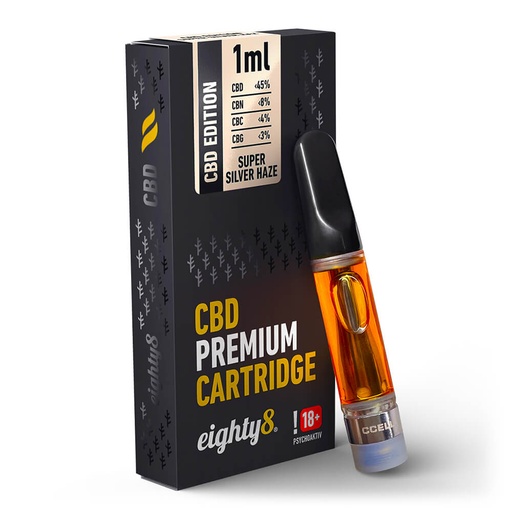 Eighty8 Cartouche 1ml CBD Super Silver Haze
