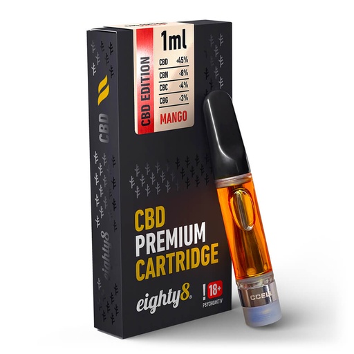 Eighty8 Cartouche 1ml CBD Mango