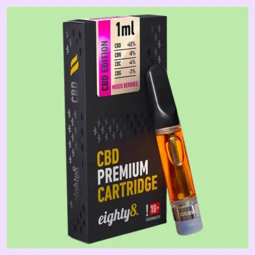 Eighty8 Cartouche 1ml CBD Mixed Berries