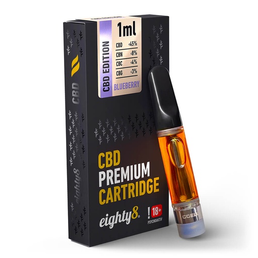 Eighty8 Cartouche 1ml CBD Blueberry