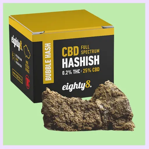 Eighty8 CBD Hashish Bubble Hash