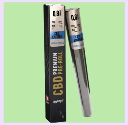  Eighty8 CBD Pre Rolls Animal Mints 