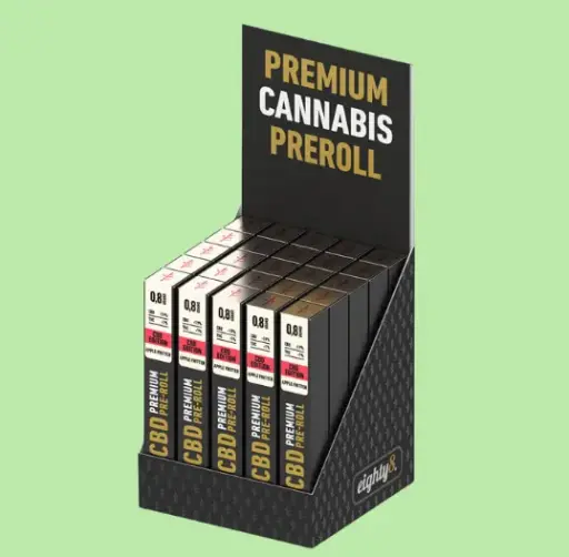  Eighty8 CBD Pre Rolls Apple Fritter 