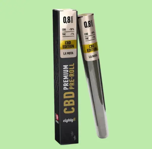  Eighty8 CBD Pre Rolls La Mota 